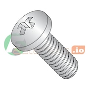 NEWPORT FASTENERS #10-32 x 1-3/4 in Phillips Pan Machine Screw, Plain 18-8 Stainless Steel, 1000 PK 917709